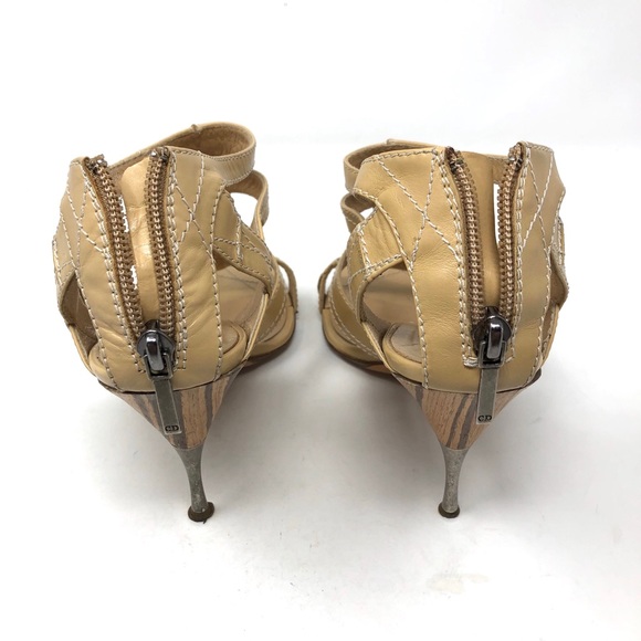 CHRISTIAN DIOR strappy  heels, made in Italy, size 40 - Picture 6 of 11